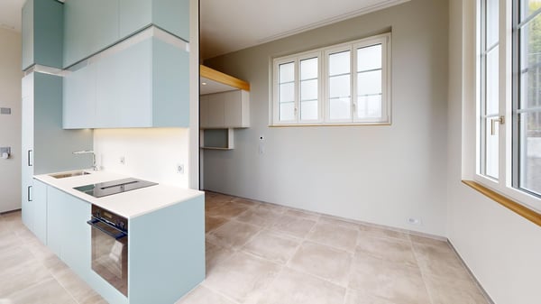 Erstvermietung: Charmantes, frisch renoviertes Tiny House mit privatem Garten in Boswil 4