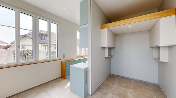 Erstvermietung: Charmantes, frisch renoviertes Tiny House mit privatem Garten in Boswil 3