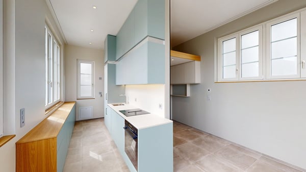 Erstvermietung: Charmantes, frisch renoviertes Tiny House mit privatem Garten in Boswil 1