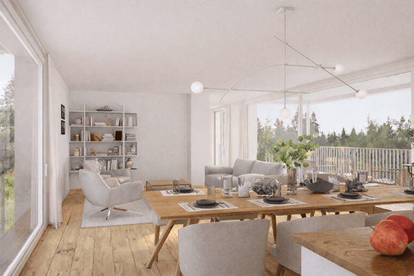 Moderne 4,5-Zimmer-Wohnung mit Balkon und atemberaubender Aussicht mitten im Herzen von Lyss