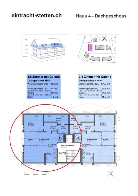 Moderne 3½-Zimmer-Duplex Dachwohnung mit Galerie 14