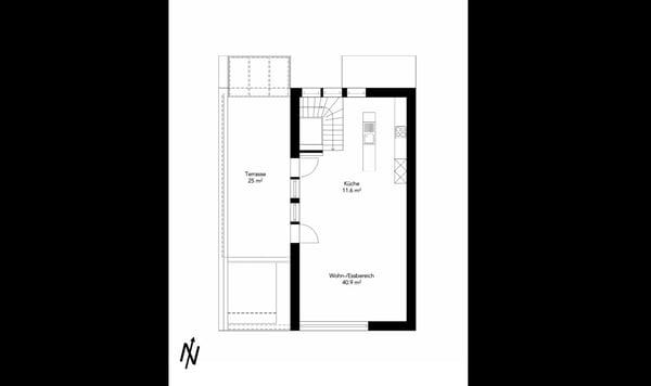 Urbanes Wohnen auf zwei Ebenen - grosszügige Maisonette-Attikawohnung 13