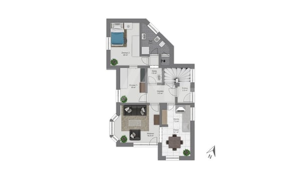Einfamilienhaus mit grossem Potenzial an gut erschlossener Lage 13