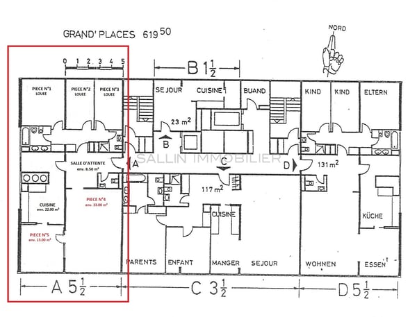 Spacieuse surface de 1½ pièces au 13ème étage 6