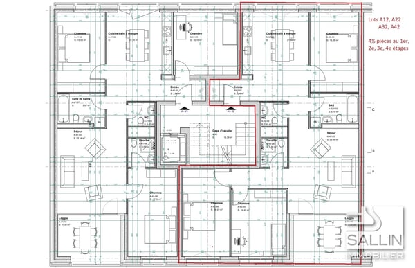 9 appartements neufs de 4½ pièces, avec parking, au centre ville 5