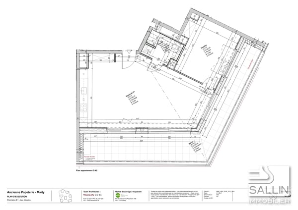 Spacieux appartement récent de 2½ pièces