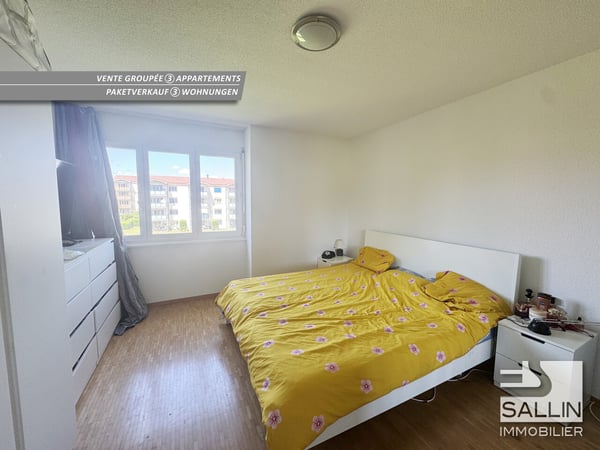 Vente de 3 appartements, 2x 5 pièces et 4 pces + 3 place de parc int. 4