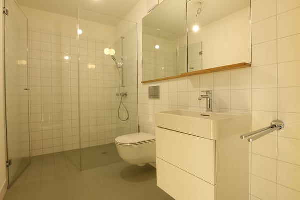 Grosszügige, moderne Wohnung mit Gartensitzplatz und eigenem Waschturm 2