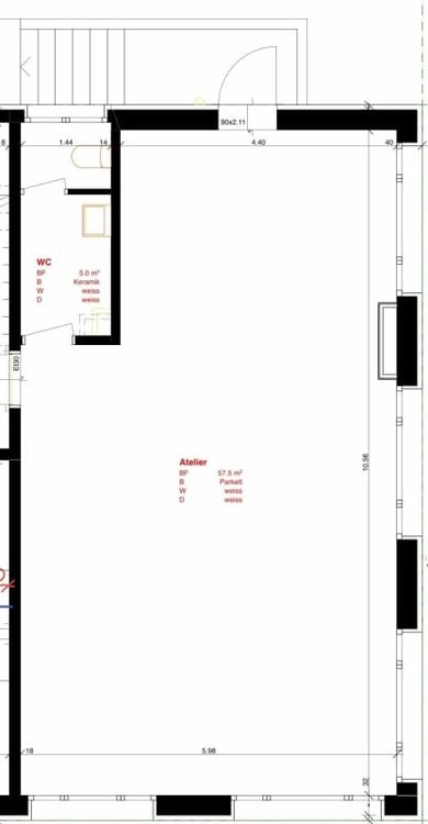 Neuwertiges Atelier/Gewerbeobjekt in sanierter Liegenschaft 5