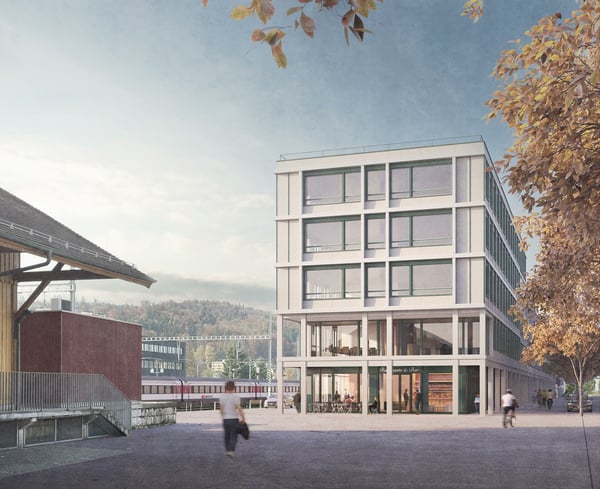 Büro- oder Gesundheitsflächen am Bahnhof Wettingen 2