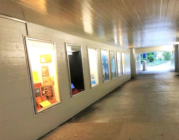 Vitrine am Bahnhof Bad Ragaz zu vermieten 7