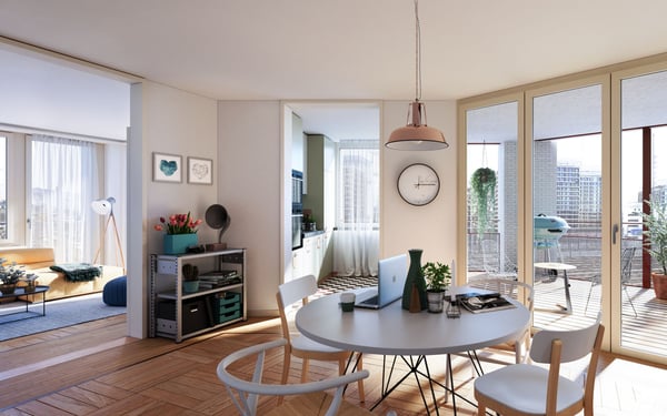 Moderne 2.5-Zimmerwohnung F37_703 mit Loggia direkt am Zürich Hauptbahnhof 2