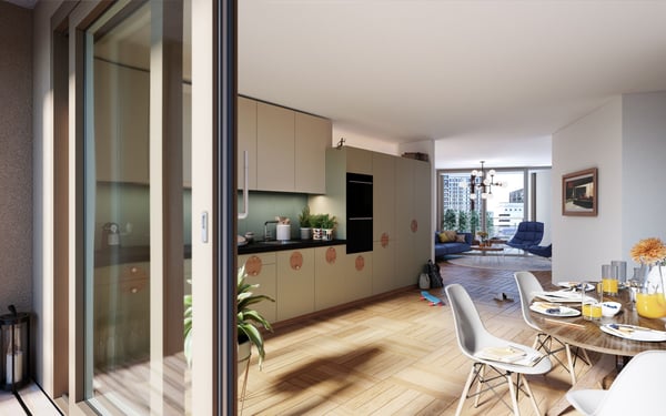 Moderne 2.5-Zimmerwohnung F37_703 mit Loggia direkt am Zürich Hauptbahnhof 3