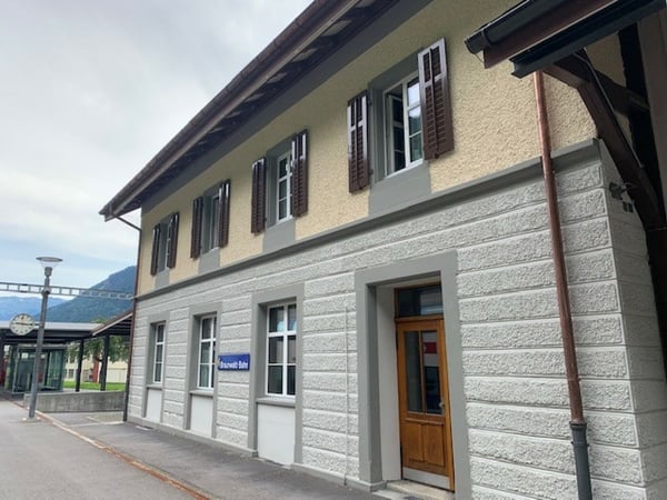 Hobbyraum / Atelier im ehemaligen Stationsbüro am Bahnhof Linthal