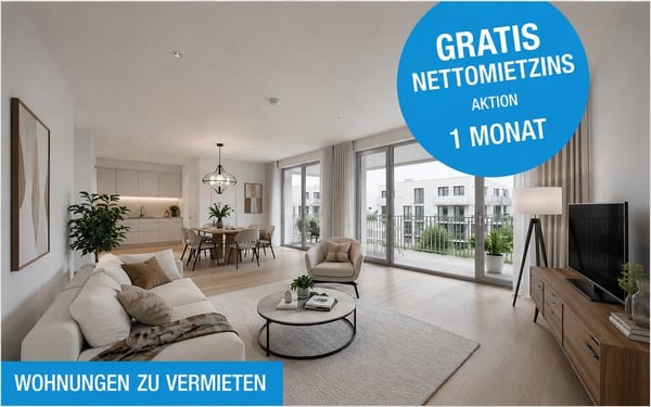 Einziehen & profitieren - Mietvertrag bis August, 1 Mietzins gratis! 1