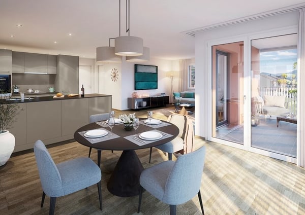 Wohnen im Grünen - schöne 3.5-Zimmerwohnung in Gelterkinden 2