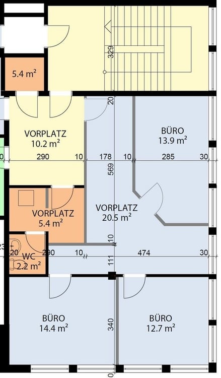 Büroräume im Herzen von der Stadt Buchs SG 2