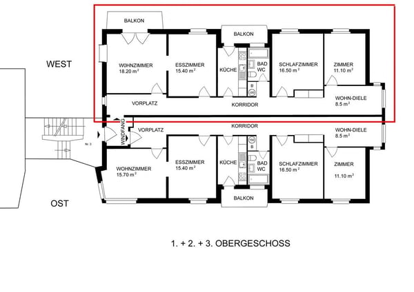 Helle 4.5-Zimmerwohnung in gepflegter Liegenschaft zu vermieten 9