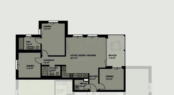4.5-Zimmer-Wohnung an bester Lage 8