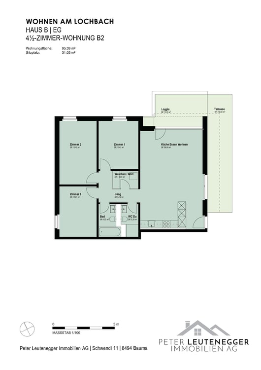 Erstvermietung - Grosszügige 4.5 Zimmer-Neubauwohnungen an ruhiger Lage 8