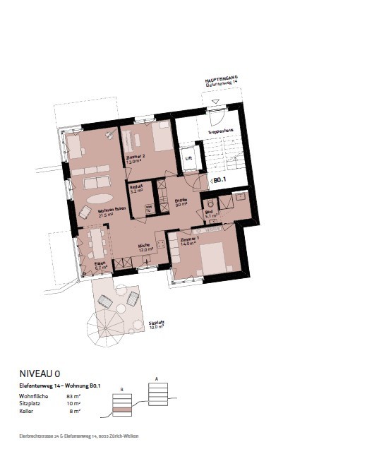 Wohnen im Grünen Moderne 3.5-Zimmerwohnung in Zürich-Witikon 8