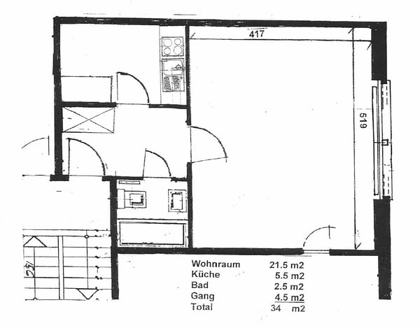 Charmantes 1.5 Zimmer-Dachgeschoss-Wohnung in Bassersdorf 11
