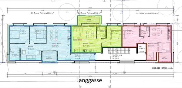 Neubauprojekt an der Langgasse 117–131, St. Gallen – Modernes Wohnen mit Stil 3