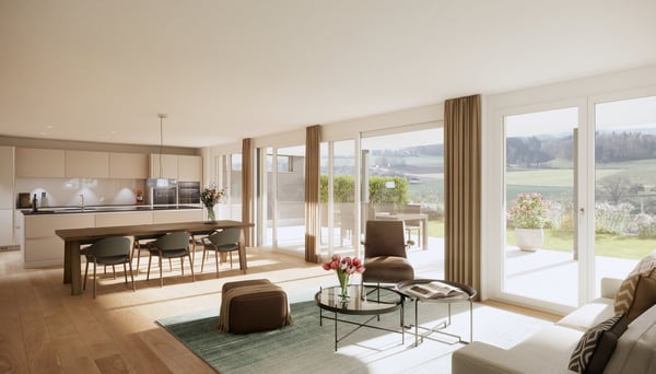 Letzte luxuriöse 4,5-Zimmer-Gartenwohnung 4