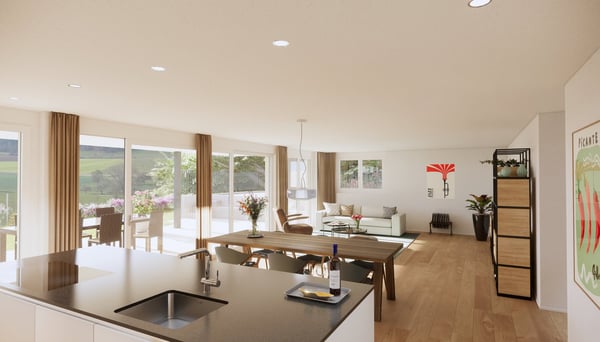Letzte luxuriöse 4,5-Zimmer-Gartenwohnung 6