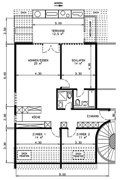 Helle 4,5-Zimmer-Wohnung mit viel Zusatz 12