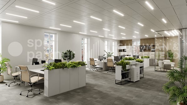 Bureaux lumineux au centre de Genève à proximité de Rive - Italie 8-10 1