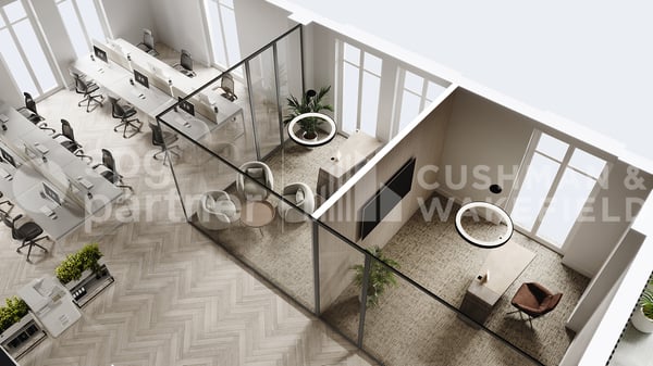 Surface de bureaux de 200 m² à louer en centre-ville de Genève - Italie 8-10 5