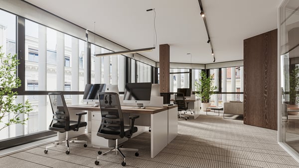 Rive 10 - Bureaux lumineux en étage élevé Rue de Rive 1