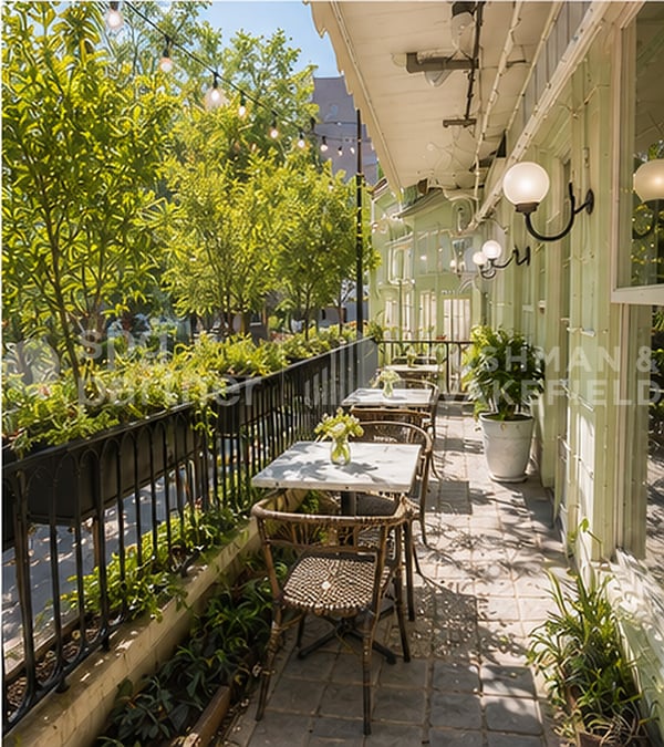 Arcade commerciale équipée de 495 m², vitrine de plain-pied avec terrasse - Tunnel 20 7