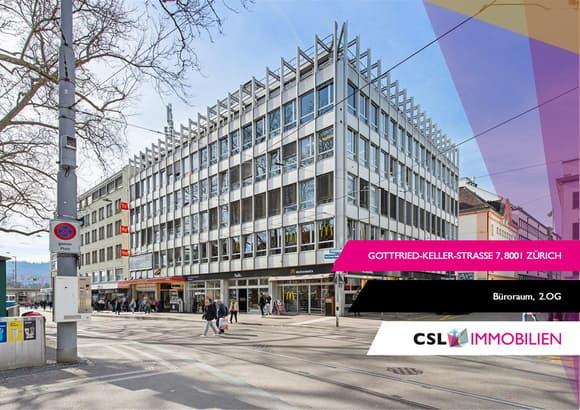 Attraktive Bürofläche im Herzen von Zürich 1