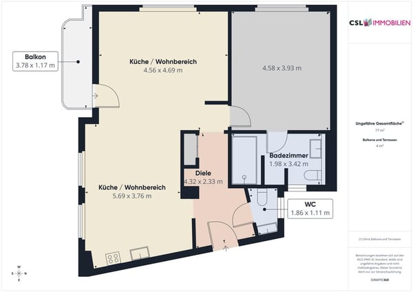 Sanierte Wohnung am pulsierendem Schaffhauserplatz 8