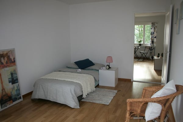 Helle 2 Zimmerwohnung mit ruhigem, sonnigen Balkon ins Grüne 3