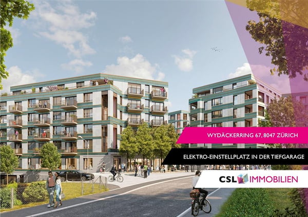 Elektro-Einstellplatz am Wydäckerring 67, 8047 Zürich zu vermieten. 13