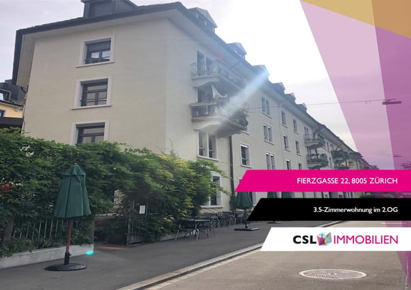 3.5-Zimmerwohnung an zentraler Lage im Zürcher Kreis 5 1
