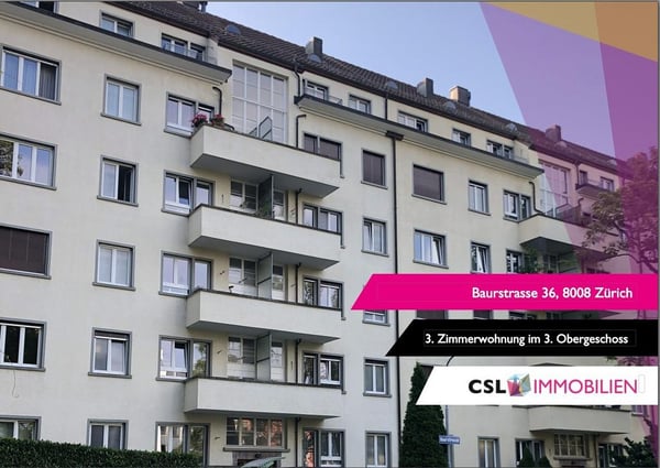Attraktive 2 Zimmerwohnung in Seenähe in Zürich 1