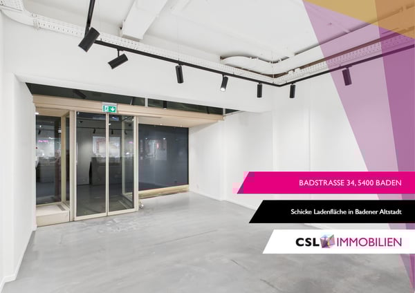 Schicke Ladenfläche in Badener Altstadt