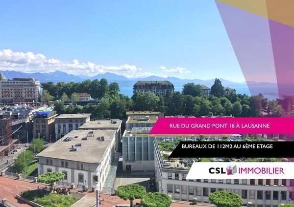 Surface bureau au coeur de Lausanne 1