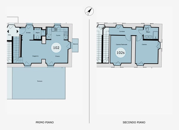 COLDRERIO - AFFITTASI SPLENDIDO APPARTAMENTO DUPLEX IMMERSO NEL VERDE  (rif. 102) 13