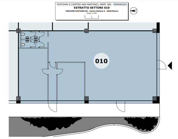 Ufficio e magazzino in affitto a Mendrisio - San Martino 13