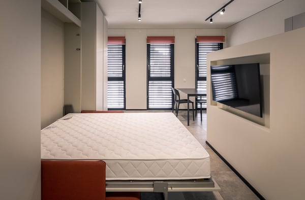 LUGANO CENTRO - AFFITTASI APPARTAMENTO DI 1.5 LOCALI COMPLETAMENTE ARREDATO 3