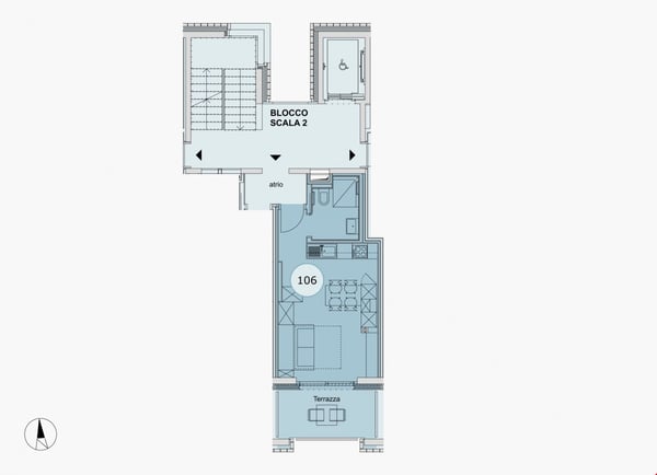 RIVA SAN VITALE - AFFITTASI APPARTAMENTO ARREDATO CON BALCONE(Rif.106) 17
