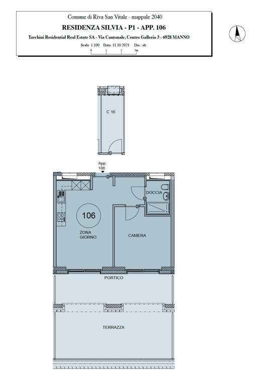RIVA SAN VITALE - AFFITTASI APPARTAMENTO ARREDATO CON AMPIO TERRAZZO (Rif. 106) 12