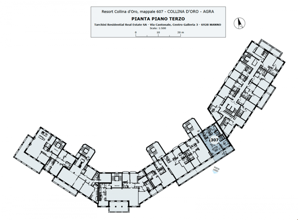 LUGANO-COLLINA D'ORO - AFFITTASI APPARTAMENTO ARREDATO CON SERVIZI ALBERGHIERI (Rif. 307) 14