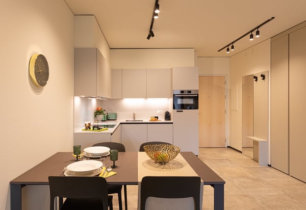 LUGANO CENTRO - AFFITTASI APPARTAMENTO ARREDATO 1.5 LOCALI CON TERRAZZO (rif. 103) 2