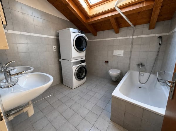 grosse 3-Zimmer-Dachwohnung mit eigenem Waschturm 2